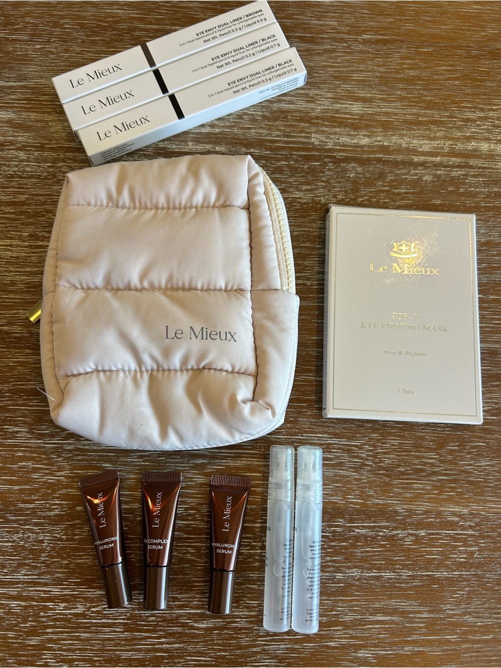 Le Mieux TGF Eye Masks/ Eye Envy Bundle in Tote!